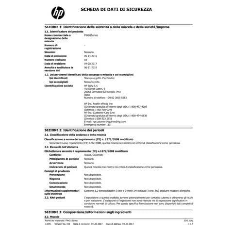 Cartuccia inkjet alta capacità 745 HP magenta F9K01A